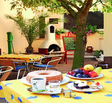 „Landgasthof Sonneneck“ Listerfehrda Sommergarten/Biergarten